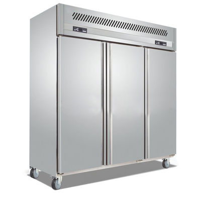 réfrigérateur droit de porte de 800W SS201 3 pour le restaurant