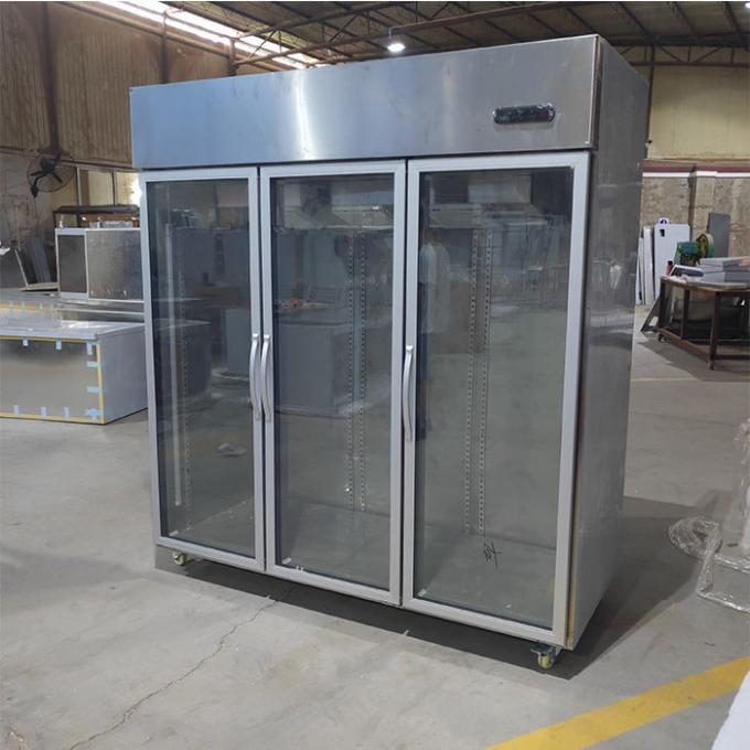 congélateur de réfrigérateur commercial d'acier inoxydable de 110W 1500L 1