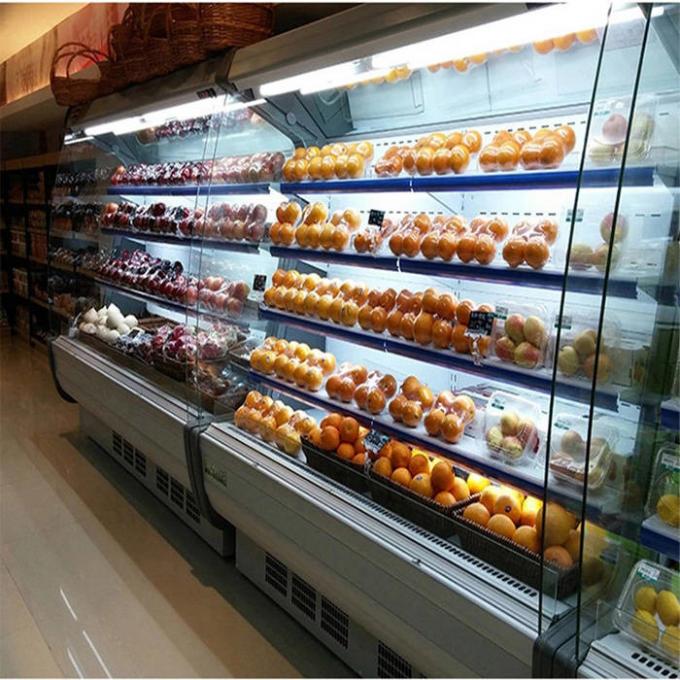 équipements de réfrigération du supermarché 1896W de 2M pour le fruit 1