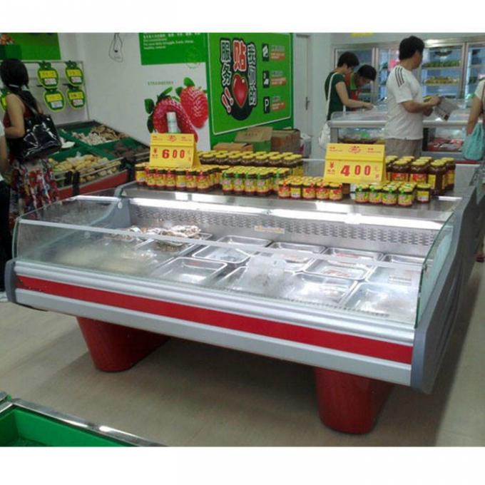 Congélateur de réfrigérateur commercial de Kimchi 160L de supermarché 0