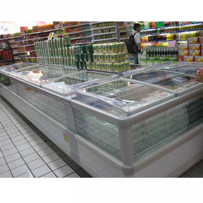 équipements de réfrigération du supermarché 440L pour les aliments surgelés 2