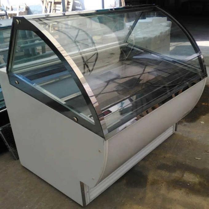 Réfrigérateur d'affichage de crème glacée du réfrigérant 5ft de la CE R404a 1