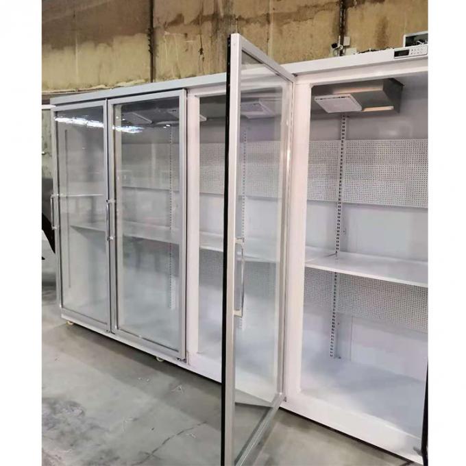 Réfrigérateur droit de boisson de porte en verre commerciale de la barre 2500L 4 0