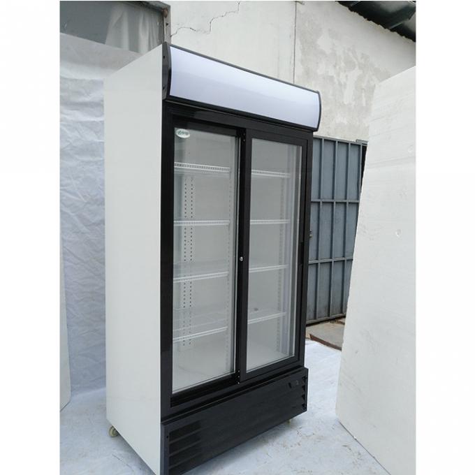 Réfrigérateur en verre de refroidissement efficace de boisson de porte de 400W 240V 2