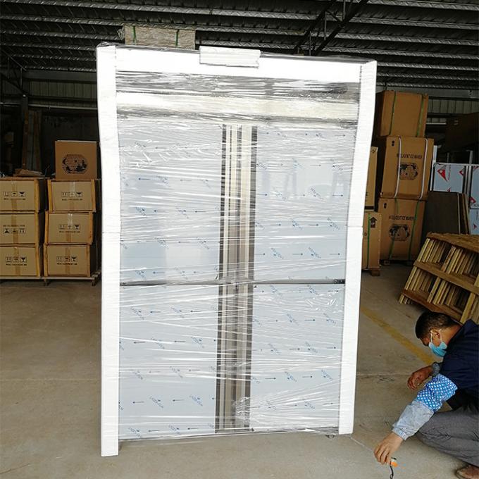 4 congélateur de réfrigérateur commercial d'acier inoxydable de la porte 300W 2