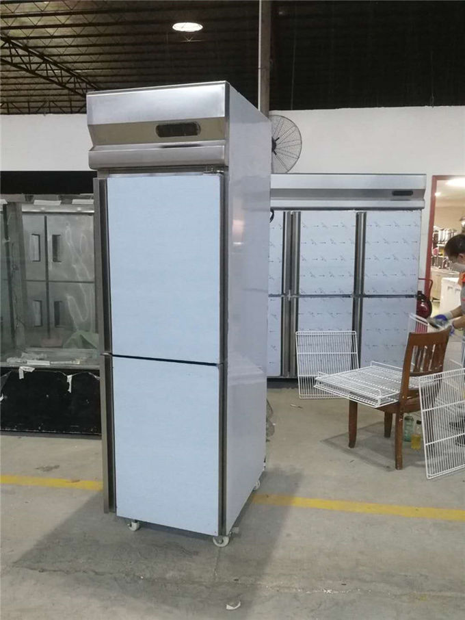 Réfrigérateur 201 300W droit commercial d'acier inoxydable 0