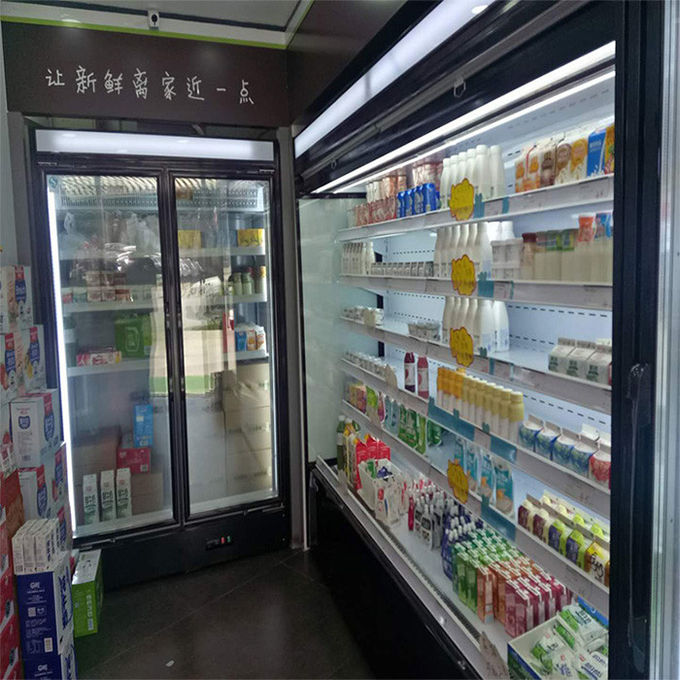 équipements de réfrigération de supermarché de 650L Panasonic 0