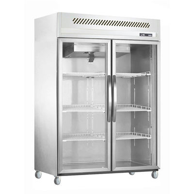 congélateur de réfrigérateur commercial d'acier inoxydable du montant 1000L