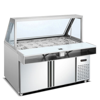 Congélateur de réfrigérateur 400W commercial réfrigérant de la CE R134A