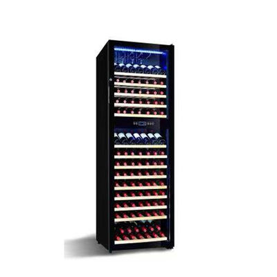 qualité  170 Bottles 450L 140w Commercial Wine Display Cooler Usine