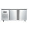 2 congélateur de réfrigérateur commercial d'acier inoxydable de la porte 1.8m