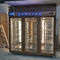 trois congélateur de réfrigérateur de montant de la porte d'oscillation 2200mm pour la bière