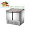 Matériel de réfrigération commercial de réfrigérateur de Tableau de préparation de pizza de R134A