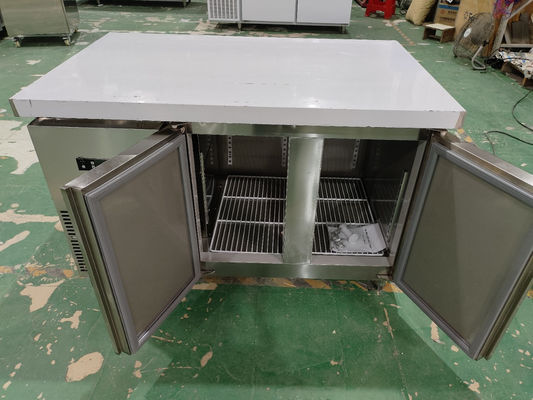 Appareils de réfrigération commerciaux sous comptoir Table de travail en acier inoxydable
