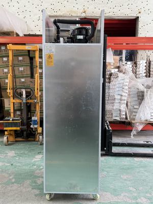 Congélateur vertical à une porte pour restaurant commercial, réfrigérateur de boulangerie avec plateaux