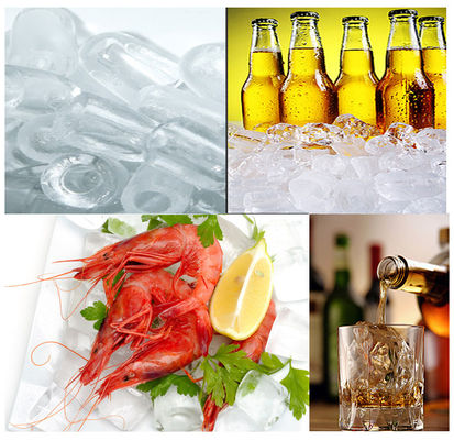 120kg Bullet Ice Machine Commercial 220V with Danfoss Compressor