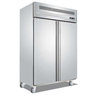 Congélateur commercial d'acier inoxydable de porte à deux battants de Yxfridge