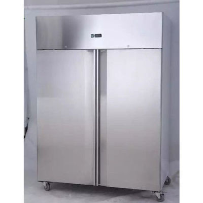 Congélateur commercial d'acier inoxydable de porte à deux battants de Yxfridge