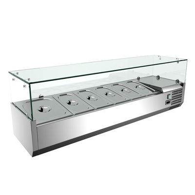 201 congélateur de réfrigérateur de dessus de Tableau de solides solubles 120W pour la salade