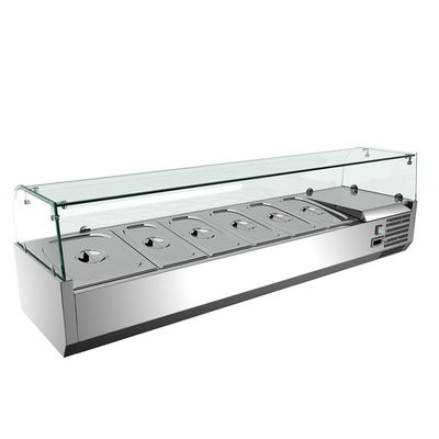 201 congélateur de réfrigérateur de dessus de Tableau de solides solubles 120W pour la salade