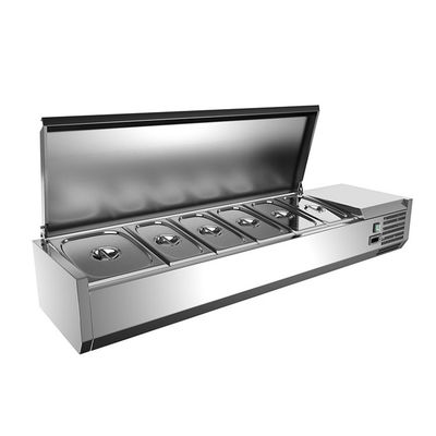 201 congélateur de réfrigérateur de dessus de Tableau de solides solubles 120W pour la salade