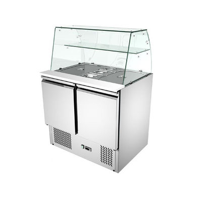 304 réfrigérateur commercial fait sur commande de l'acier inoxydable R134A