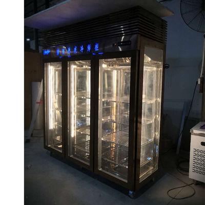 trois congélateur de réfrigérateur de montant de la porte d'oscillation 2200mm pour la bière