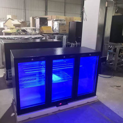 Réfrigérateur de barre de R134a 330L Undercounter avec la couleur noire de 3 portes