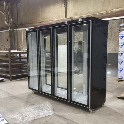 portée 2500L dans le réfrigérateur en verre de porte du refroidisseur 4 pour l'épicerie