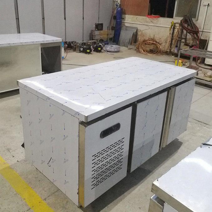 2 congélateur de réfrigérateur commercial d'acier inoxydable de la porte 1.8m 0