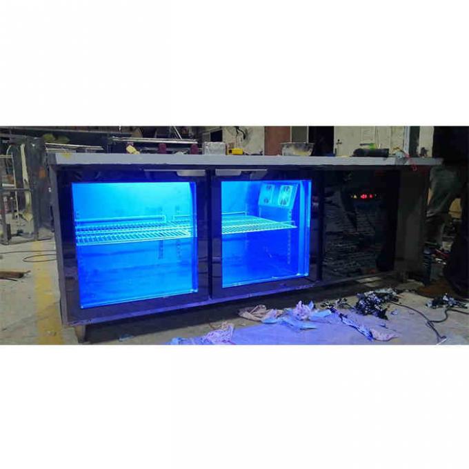 congélateur de réfrigérateur commercial d'acier inoxydable de 450L 60Hz 0