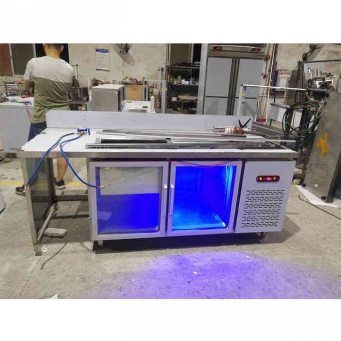 congélateur de réfrigérateur commercial d'acier inoxydable de 450L 60Hz 1