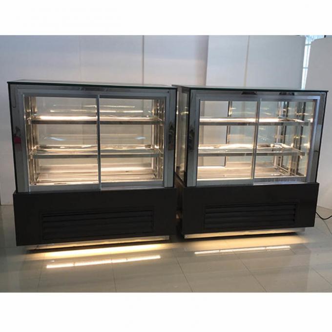1500*730*1250mm LED allumant le réfrigérateur d'affichage de boulangerie de Secop 0