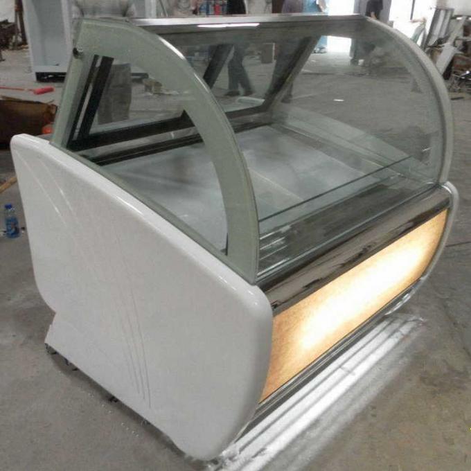 Réfrigérateur d'affichage de crème glacée du réfrigérant 5ft de la CE R404a 0