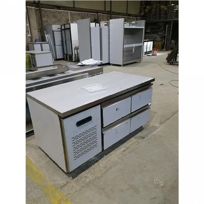 Congélateur de réfrigérateur commercial de 304SS 250W pour la cuisine 1