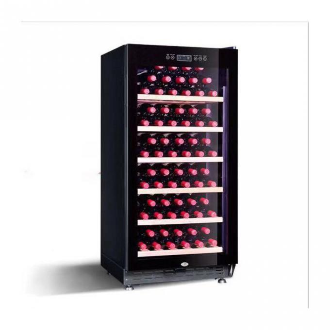 Refroidisseur commercial de allumage bleu d'affichage de vin de la zone 188L un 0