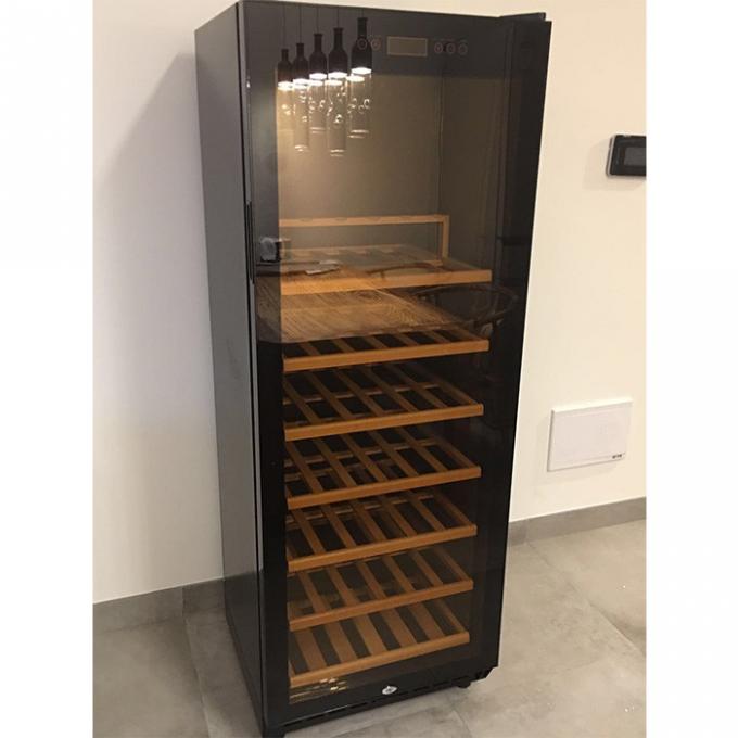 réfrigérateur libre de vin de bouteilles en verre de la porte 135w 110 0