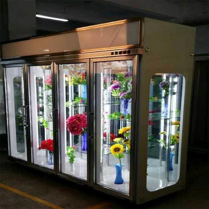 3 réfrigérateur commercial fait sur commande en verre de la porte 600W 1