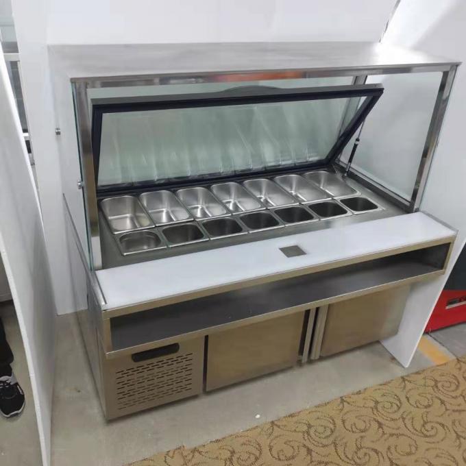 Congélateur de réfrigérateur 400W commercial réfrigérant de la CE R134A 0