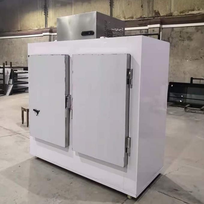 L'acier inoxydable 525W a frigorifié le congélateur de poubelle de stockage de sac de glace 0