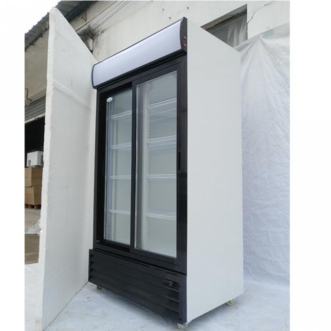 Réfrigérateur en verre de refroidissement efficace de boisson de porte de 400W 240V 1