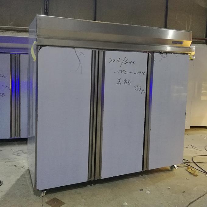 Congélateur de réfrigérateur commercial d'acier inoxydable d'ODM R134A 2