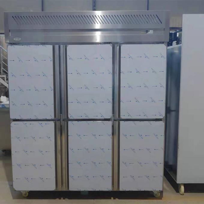 congélateur de réfrigérateur commercial d'acier inoxydable de la porte 880W 6 1